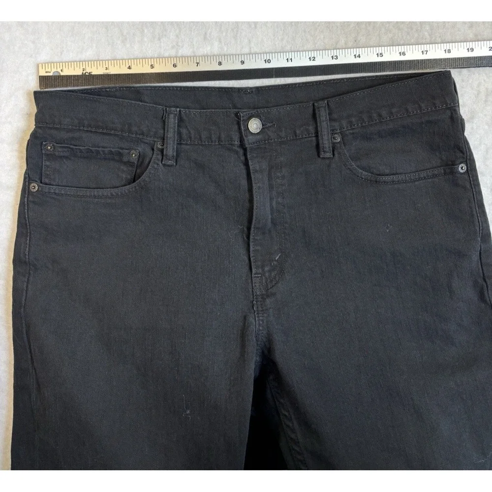 Levi's 511 Men's 36X30 Sexy Slim‎ Fit Black Straight Leg Jeans Workwear Everyday